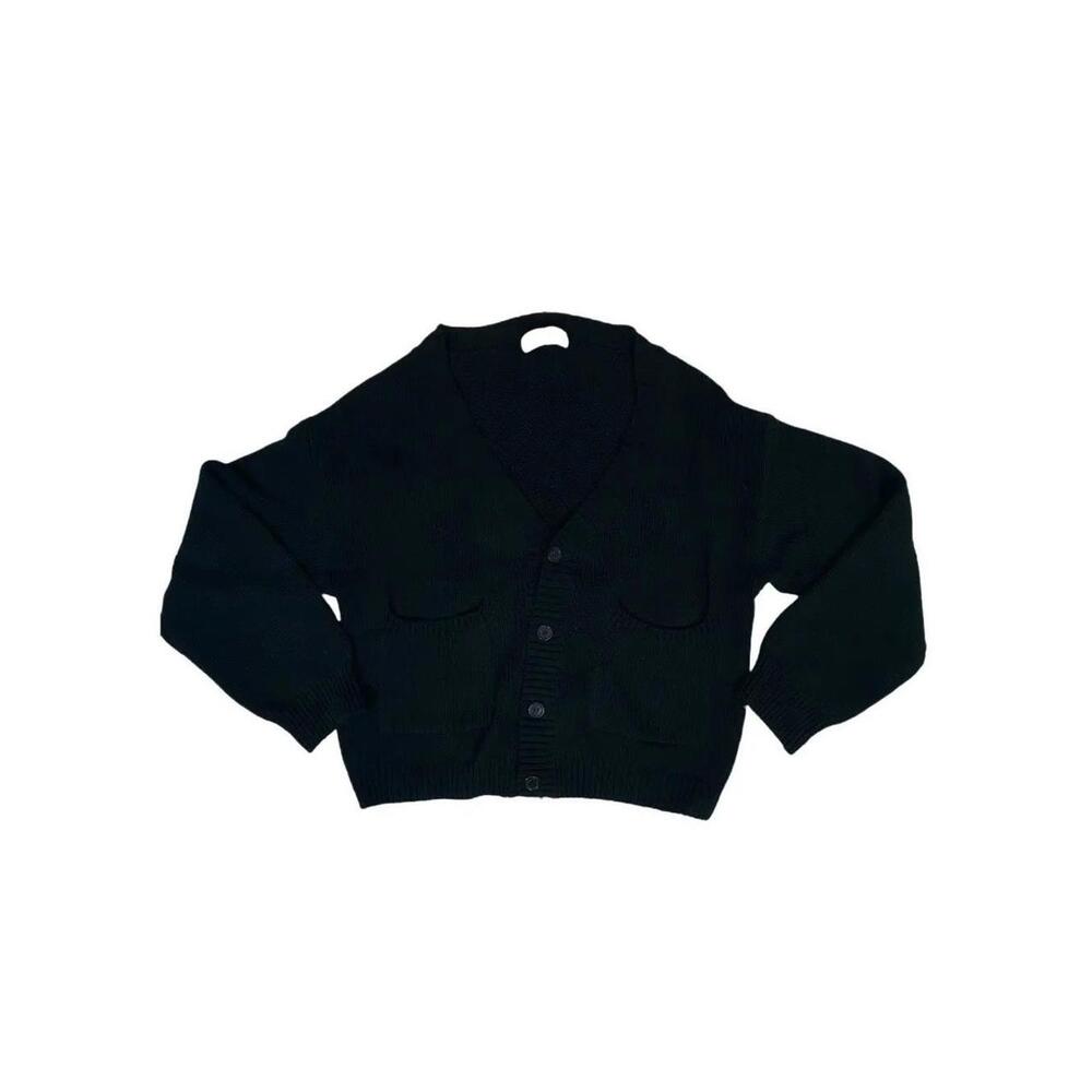 Cropped Oversized Cardigan